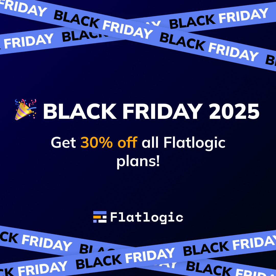 Black Friday 2025: Get 30% Off All Flatlogic Products & Credits!