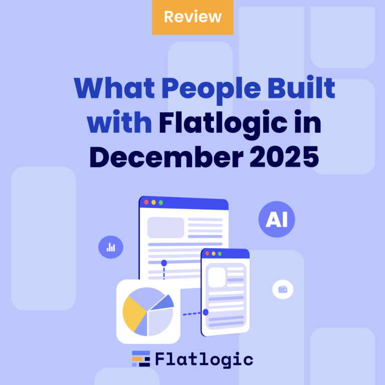 What People Built with Flatlogic in December 2025